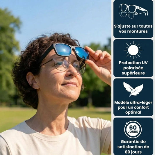 Lunettes Clip-On Polarées – Vision Claire sans compromis