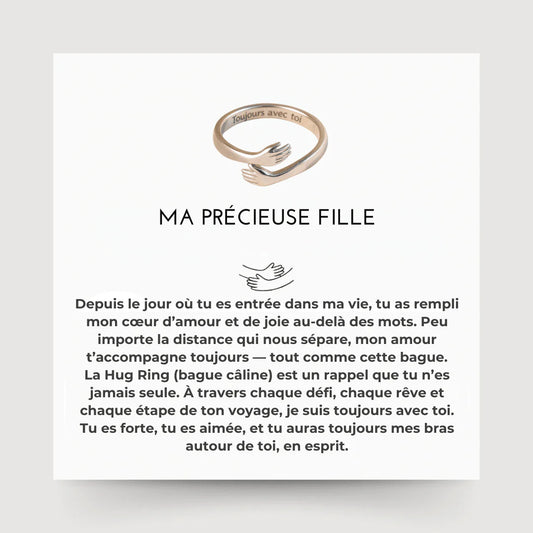 Ma précieuse fille - Bague câline