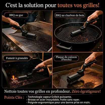 GrilleX – Nettoyeur de BBQ Express