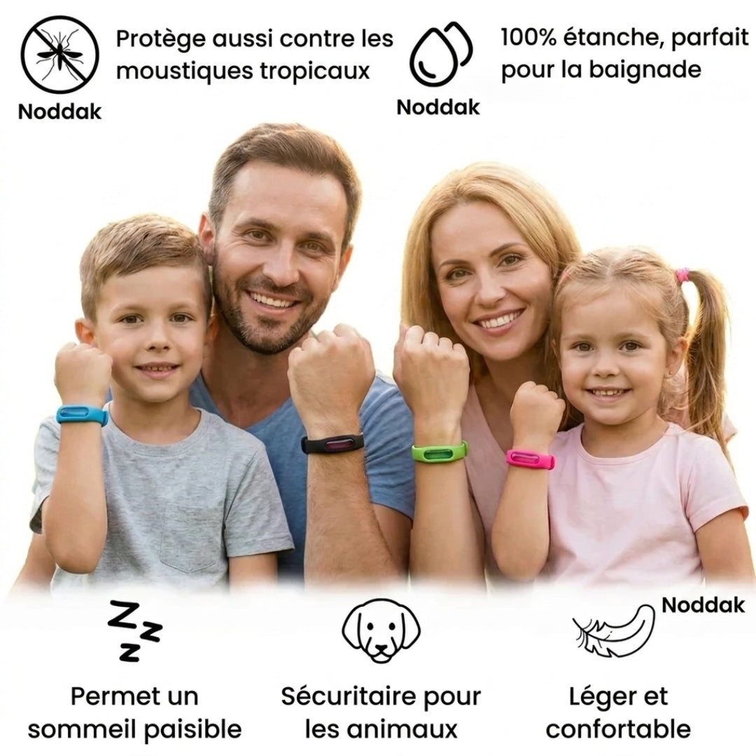 Bracelet anti-moustiques Noddak