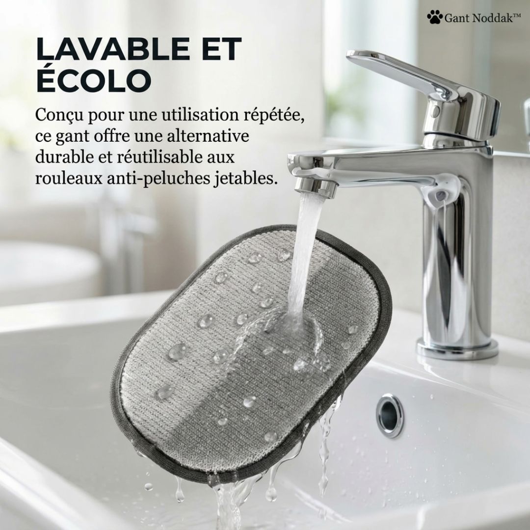 Gant Noddak Nettoyant Anti-Poils Réutilisable