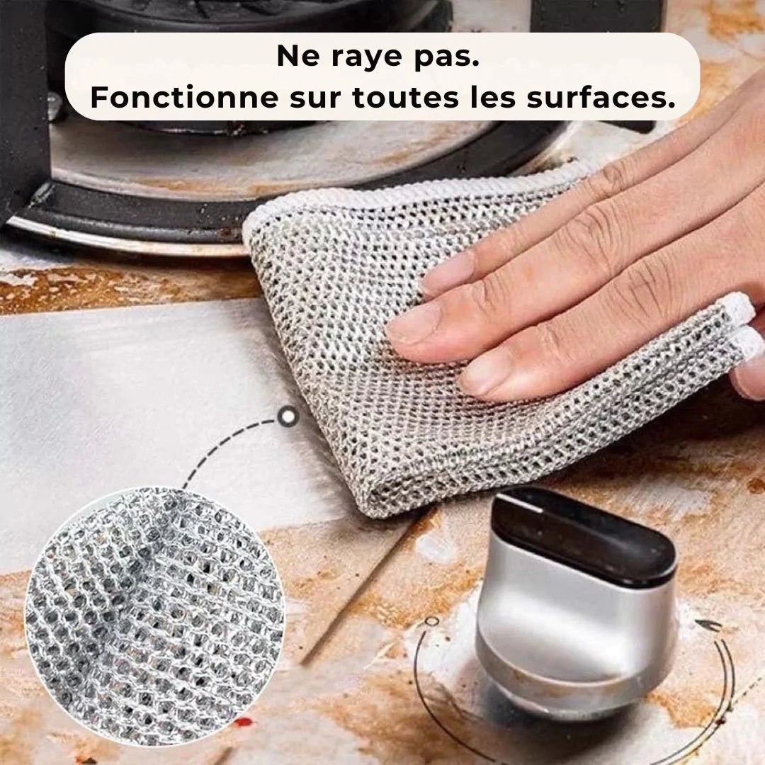 CleanPro - Éponges Métalliques Ultra-Résistantes