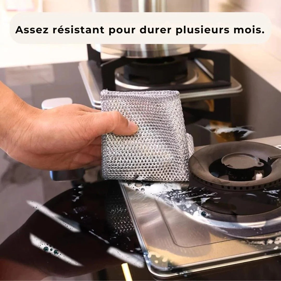 CleanPro - Éponges Métalliques Ultra-Résistantes