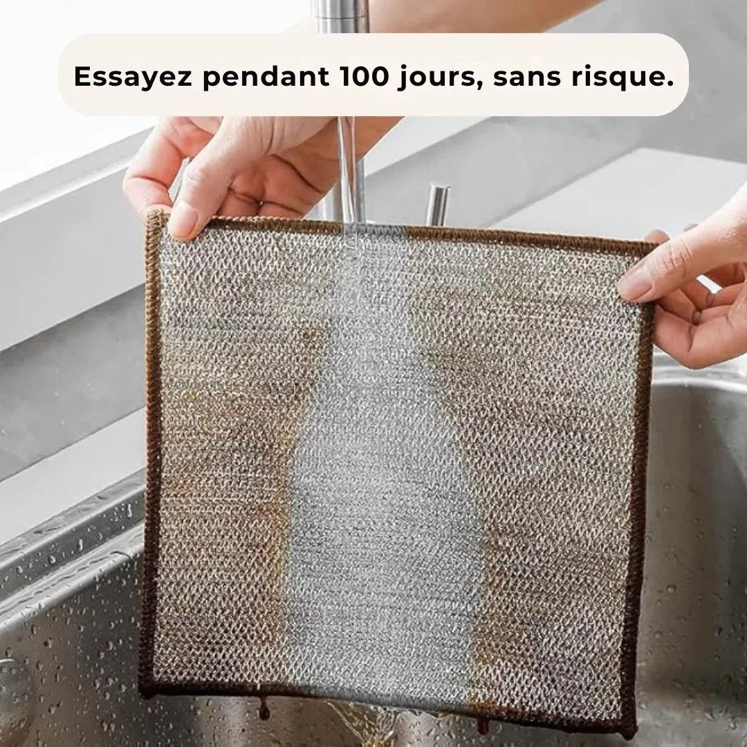 CleanPro - Éponges Métalliques Ultra-Résistantes