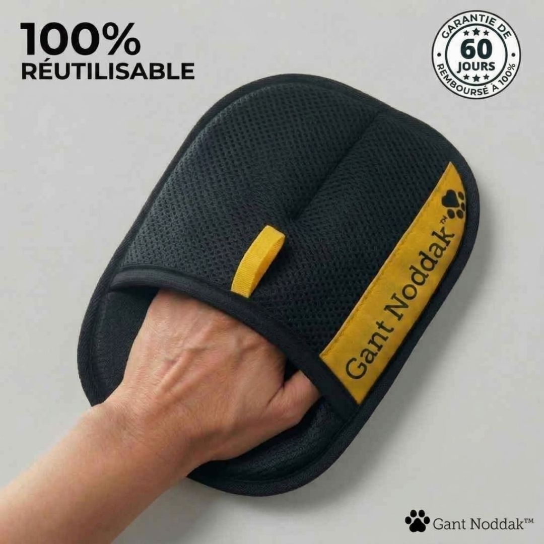Gant Noddak Nettoyant Anti-Poils Réutilisable