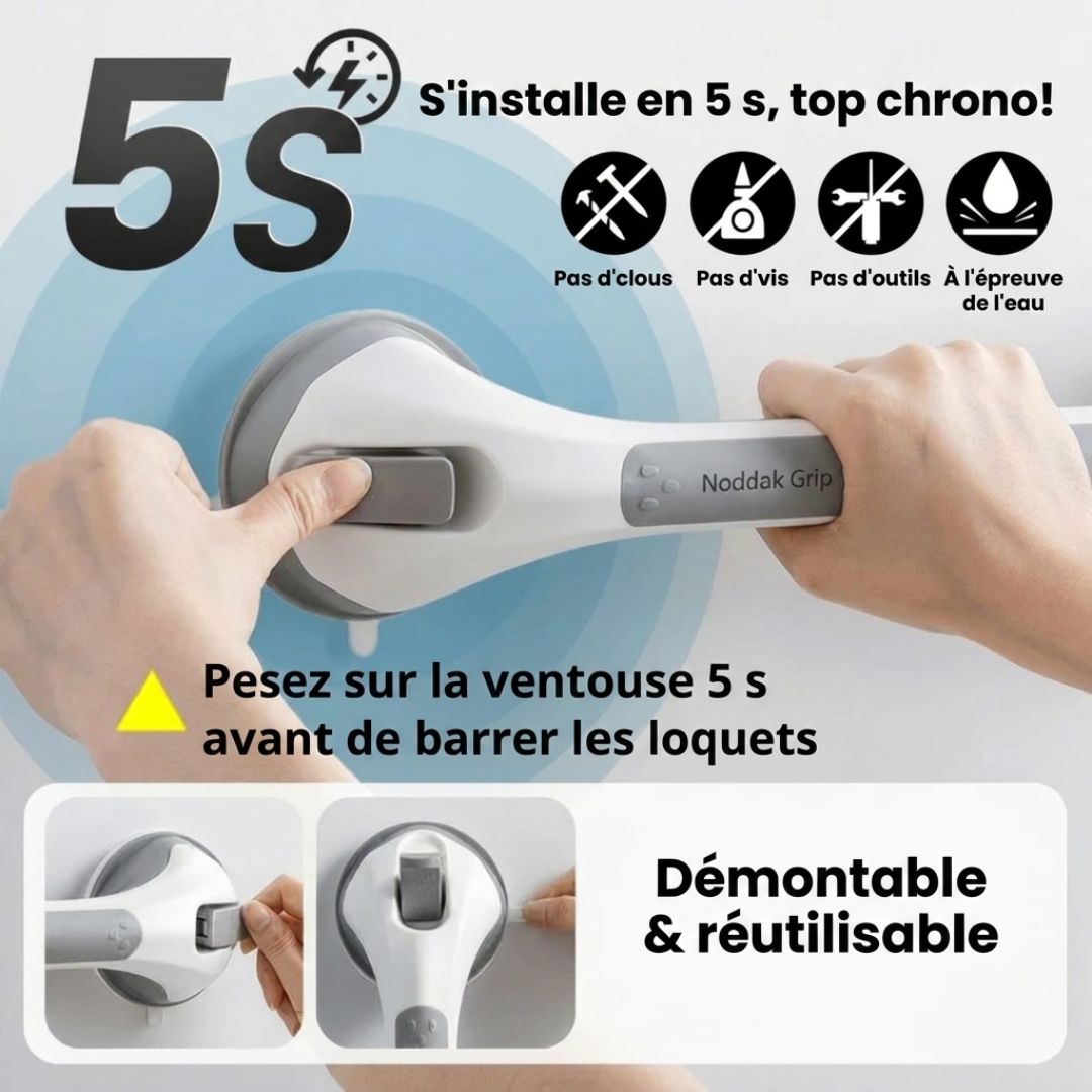 Noddak Grip – Barre de Sécurité pour Douche