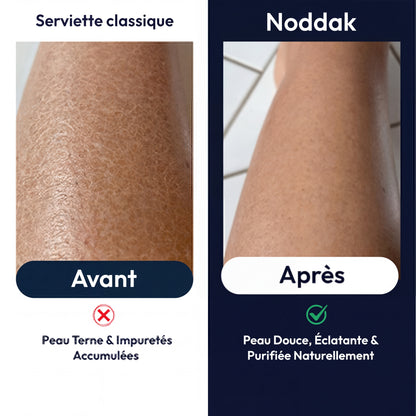 Serviette de douche exfoliante antibactérienne Japonaise Noddak™