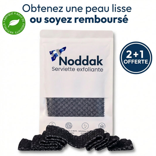 Serviette de douche exfoliante antibactérienne Japonaise Noddak™